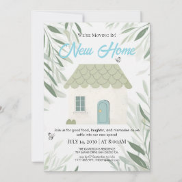 Elegante Invitación de Mudanza a Nuevo Hogar Botán