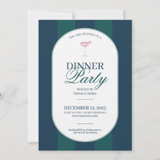 Elegante invitación de Navidad con Tartán de cuadr