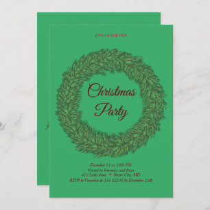 Elegante invitación de Navidades dulces