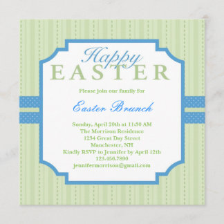 Elegante invitación de Pascua