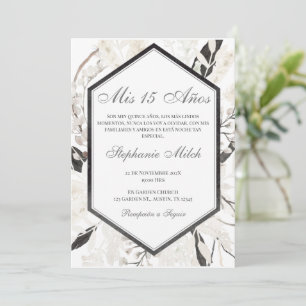 Elegante Invitación de Quinceañera