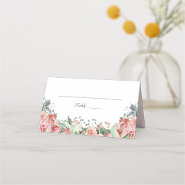 Elegante Invitación de Quinceañera floral rosa