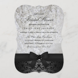 Elegante Invitación de Regader de Boda con Lazo Bl