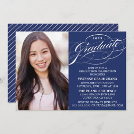 ELEGANTE INVITACIÓN DEL PARTIDO DE GRADUADO SCRIPT