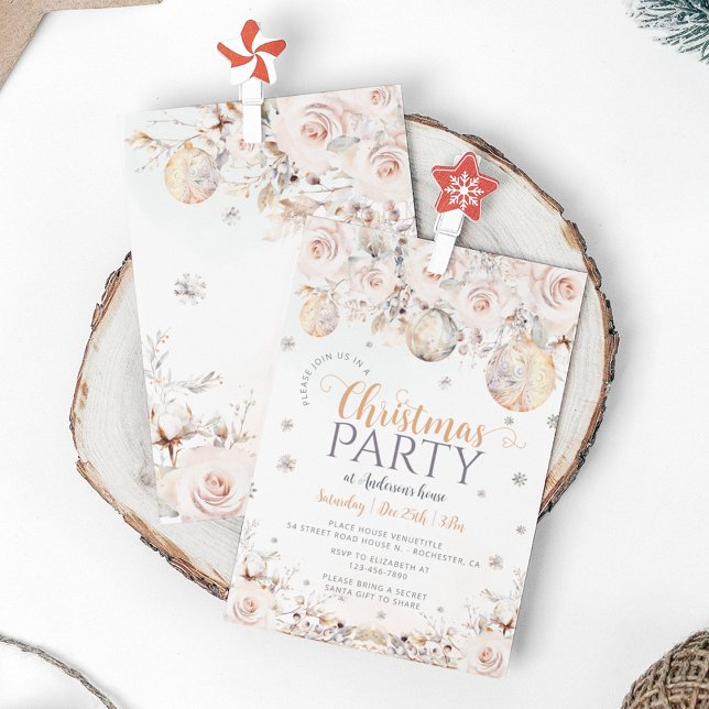 Elegante invitación del Partido de los Navidades M (Subido por el creador)