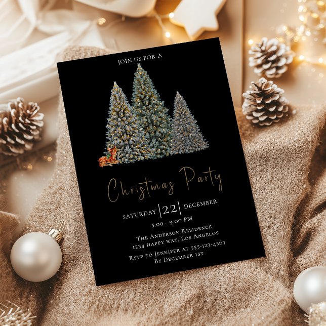 Elegante invitación del partido de los Navidades n (Subido por el creador)