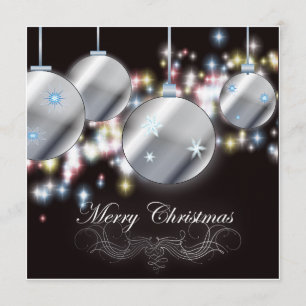 Elegante invitación del partido de Navidades corpo