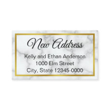 Elegante Invitación en movimiento de Mármol Blanco