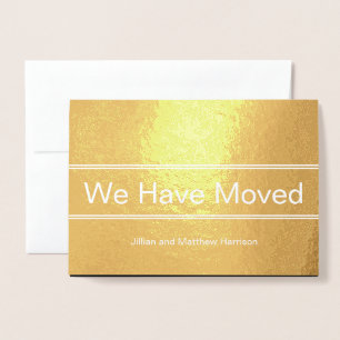 Elegante Invitación en movimiento de Relieve metal