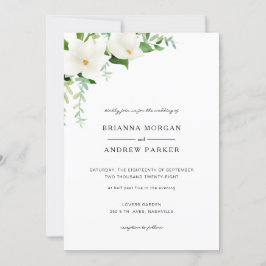 Elegante invitación floral a Einladung