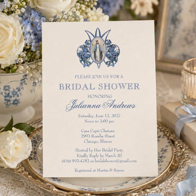 Elegante Invitación Floral para Despedida de Solte (Subido por el creador)