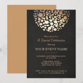 Elegante Invitación Formal de Círculo de Esfera de
