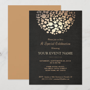 Elegante Invitación Formal de Círculo de Esfera de