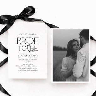 Elegante Invitación Fotográfica Minimalista para D
