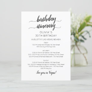 Elegante invitación Minimalista de cumpleaños inti