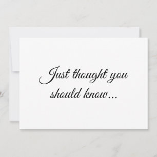 Elegante Invitación Minimalista de embarazo