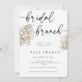 Elegante invitación minimalista para desayuno nupc