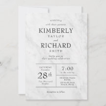 Elegante Invitación moderna a la boda de moda en m