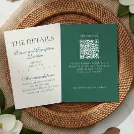 Elegante Invitación moderna Insertar detalles Boda