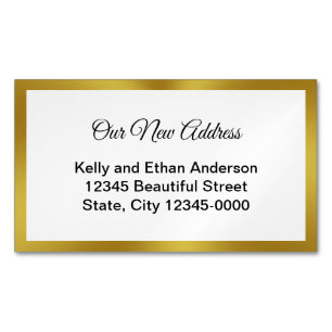 Elegante Invitación móvil de oro blanco negro