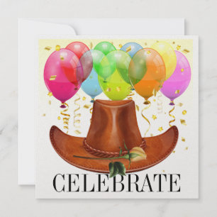 Elegante invitación occidental