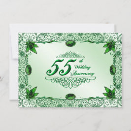 Elegante Invitación para 55º Aniversario de Boda 4