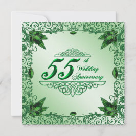 Elegante Invitación para 55º Aniversario de Boda 5