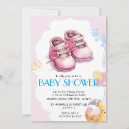 Elegante Invitación para Baby Shower