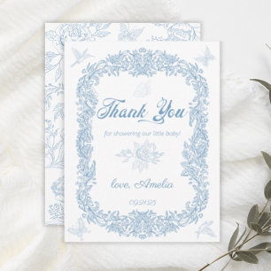 Elegante Invitación para Baby Shower con Marco Bar