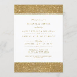Elegante invitación para cenar a un Purpurina de o