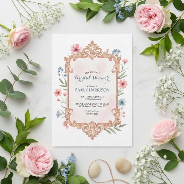 Elegante Invitación para Despedida de Soltera con  (Subido por el creador)
