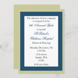 Elegante invitación para fiesta corporativa