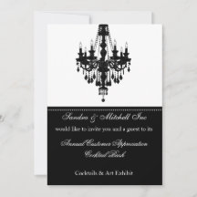Elegante invitación para fiesta corporativa