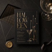 Elegante invitación para una fiesta de cócteles de