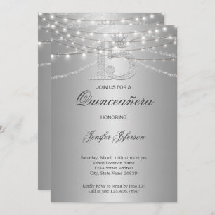 Elegante Invitación Quinceanera
