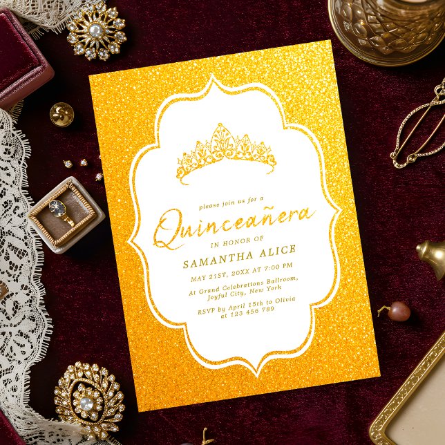 Elegante Invitación Quinceanera - Minimalista de o (Subido por el creador)