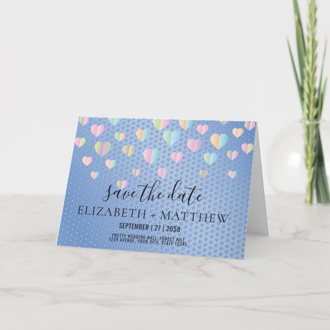 Elegante invitación y especkles de corazón (Anverso)