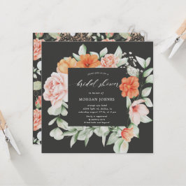 Elegante jardín de verano Floral Bridal Ducha