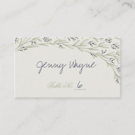 Elegante jardín florido rústico boda tarjetas