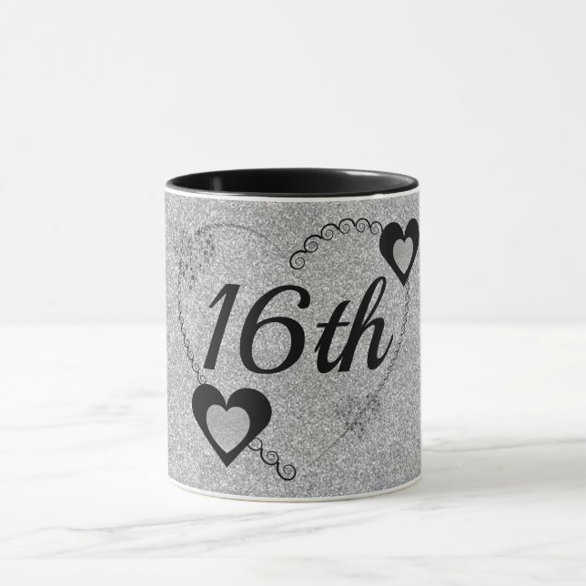 Elegante jarra especial de cumpleaños 16 (Centro)