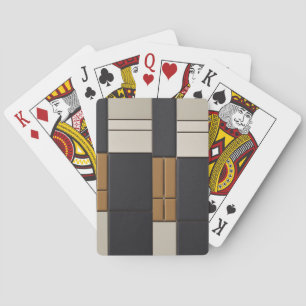 Elegante Juego Clásico de Cartas con Bloques de Co