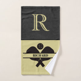 Elegante juego de bolas de papel con monograma de 