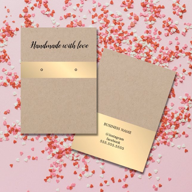 Elegante Kraft Tarjeta de ganancia de la banda de  (Subido por el creador)
