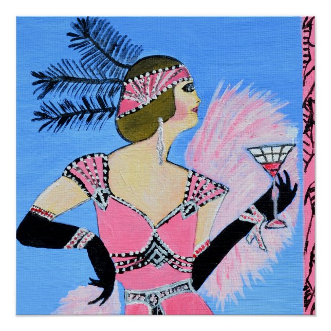 Elegante Lady2 Poster perfecto (Anverso)