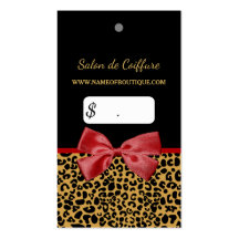 Elegante Leopardo de oro Imprimir imagen de vaca r