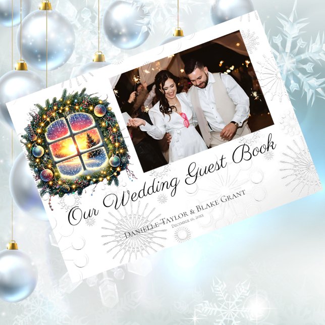Elegante libro de Bodas de fotografía de invierno  (Subido por el creador)