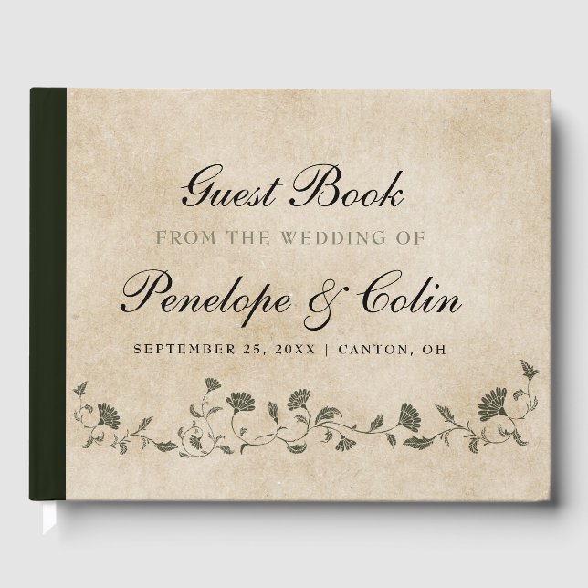 Elegante libro de Bodas de la Biblioteca de Modas  (Anverso)
