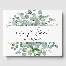 Elegante libro de Bodas Eucalyptus Greenery