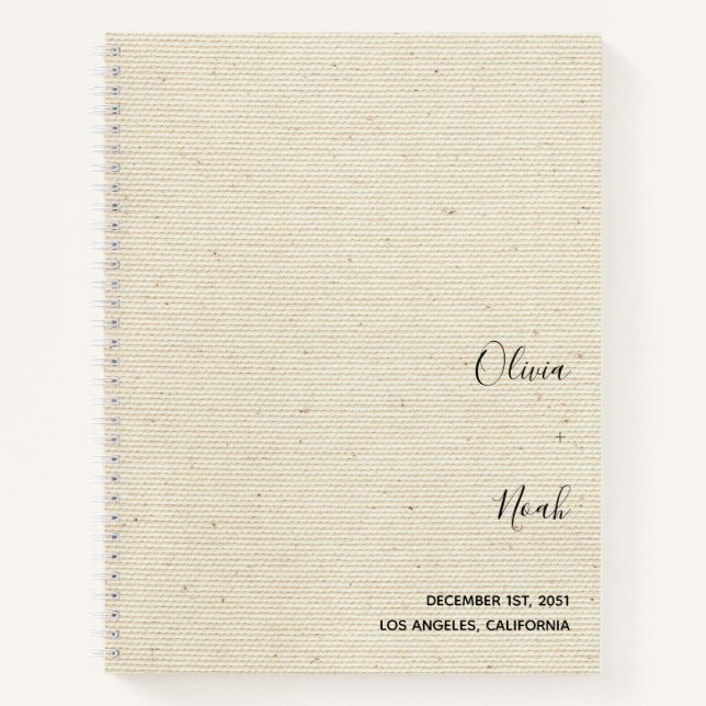Elegante libro de Bodas moderno (Anverso)