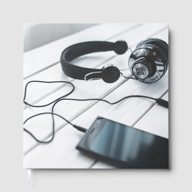 Elegante libro de huéspedes moderno (Anverso)